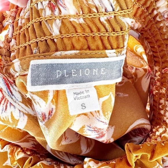 Pleione Floral BlouseTop Size Small Size Small - Picture 6 of 8